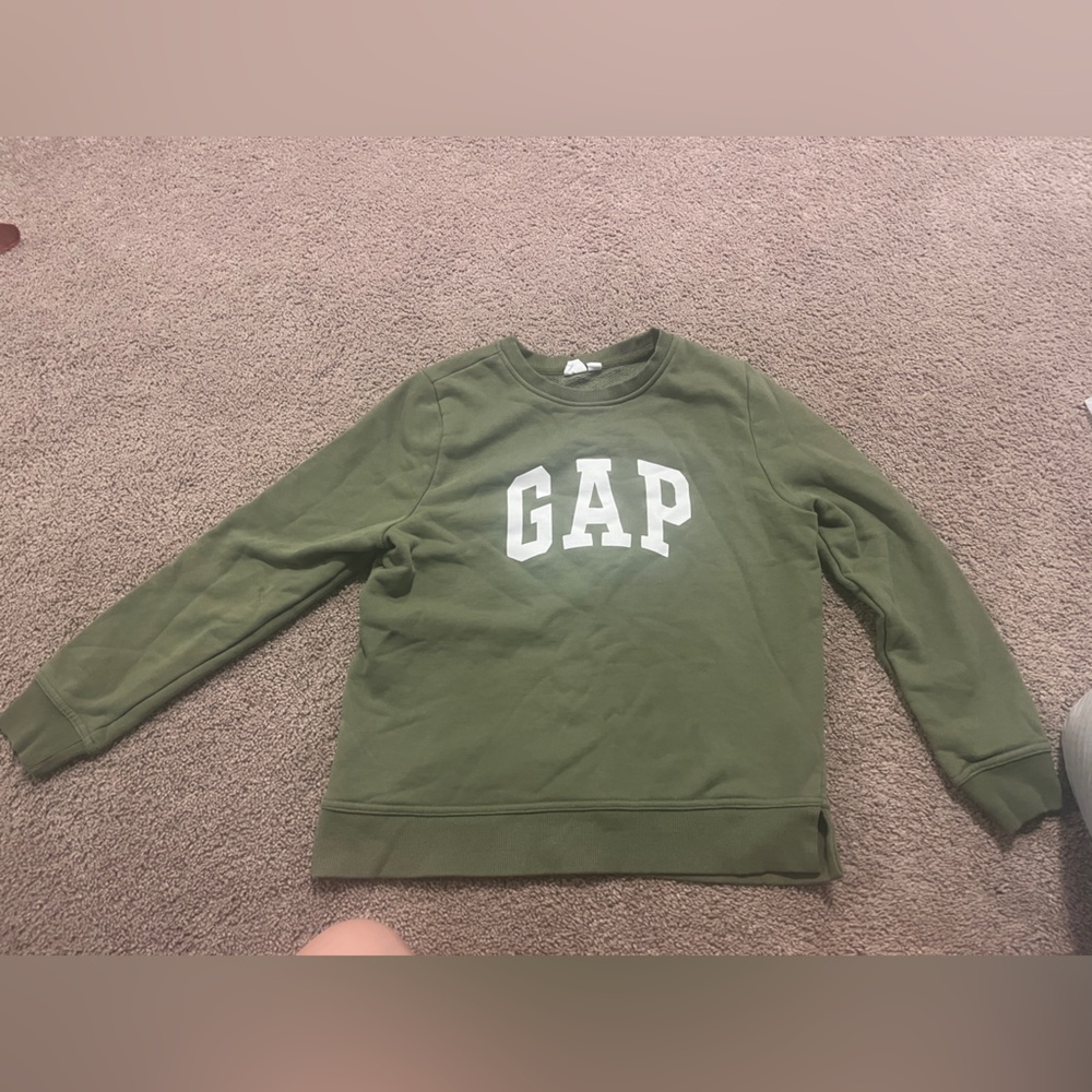GAP Olive Green Crewneck Sweatshirt